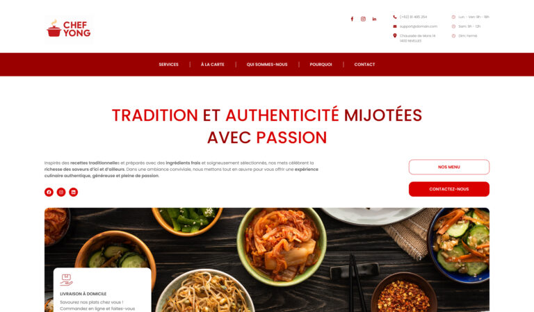 onepage secteur restaurant cover 01