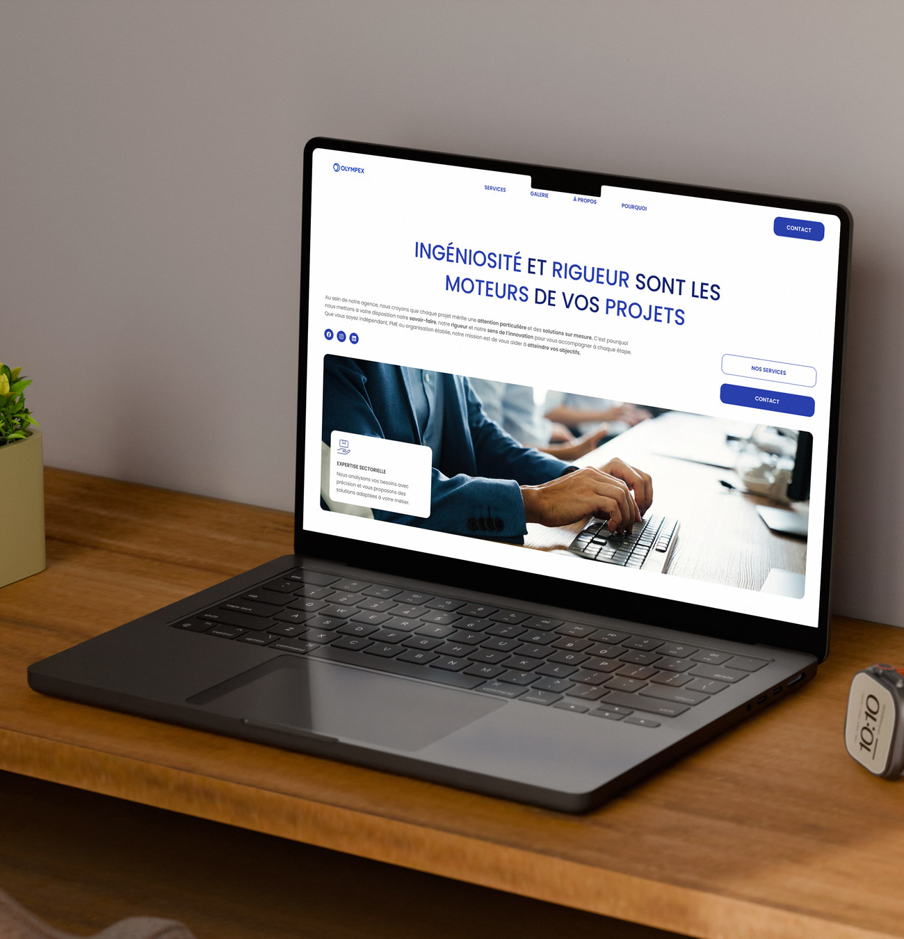 onepage wordpress secteur corporate